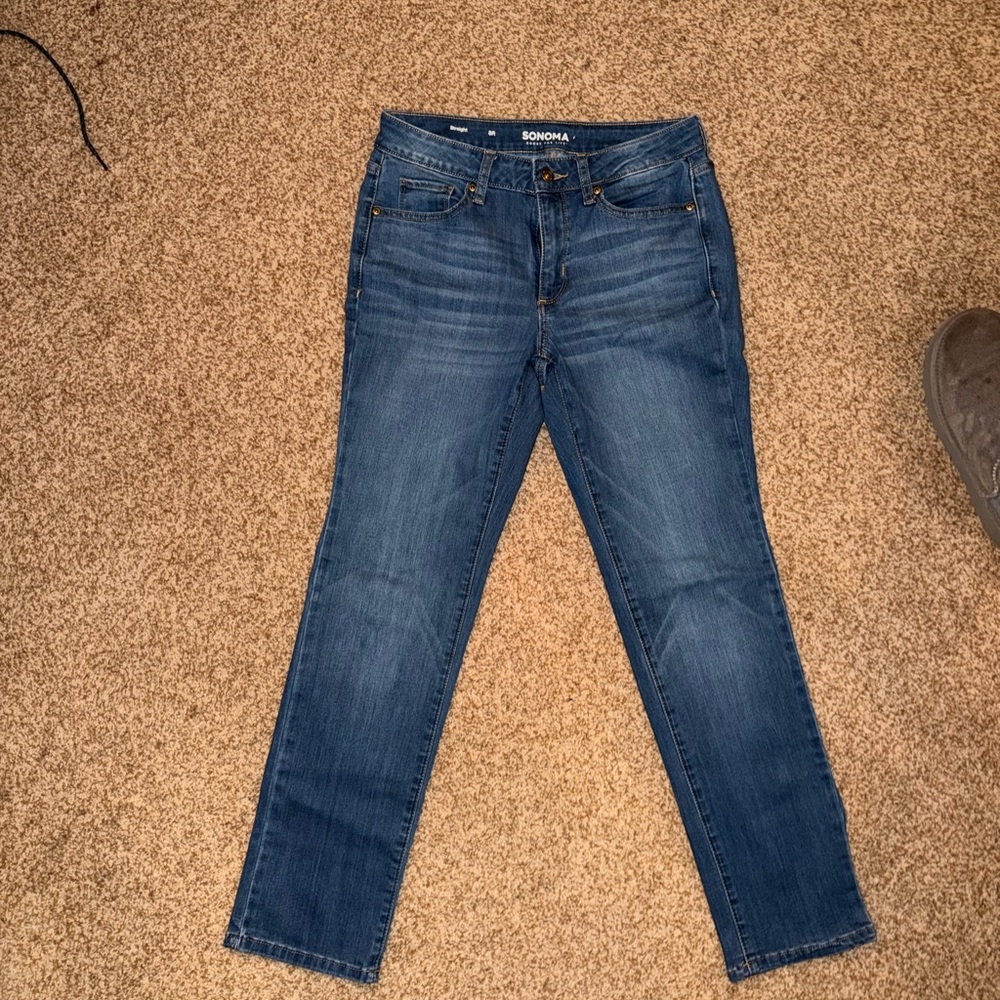 Sonoma Women's Dark Blue Boot Cut Jeans